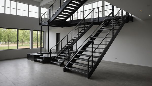 Découvrez l'escalier quart tournant métal : pratique et esthétique